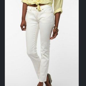 Urban Outfitters BDG mid-rise cigarette white jean